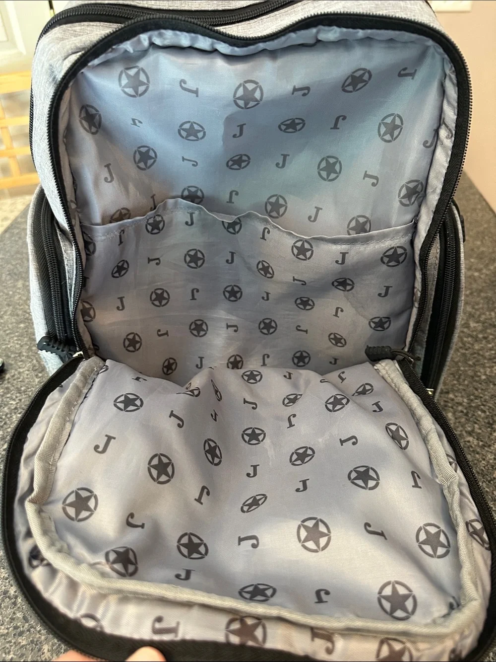 Jeep Diaper Bag Grey Backpack